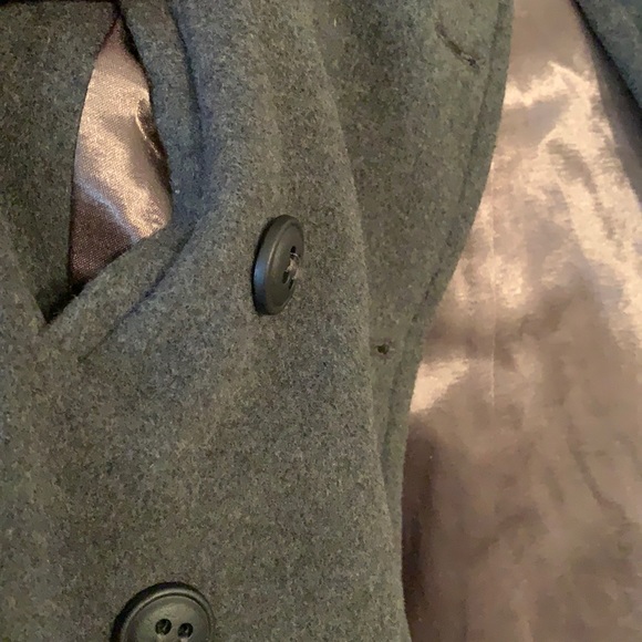Grey Pea Coat - Picture 6 of 6